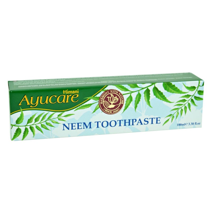 Nimbamedžio dantų pasta Neem, Ayucare, 100ml Nimbamedžio dantų pasta Neem, Ayucare, 100ml
