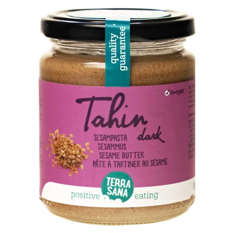 Dark sesame paste Tahini, organic, Terra Sana, 250 g