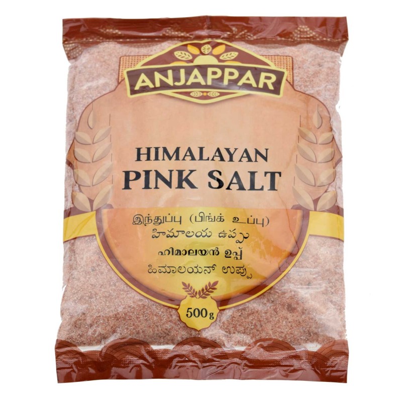 Rožinė Himalajų druska, Anjappar, 500 g Rožinė Himalajų druska, Anjappar, 500 g
