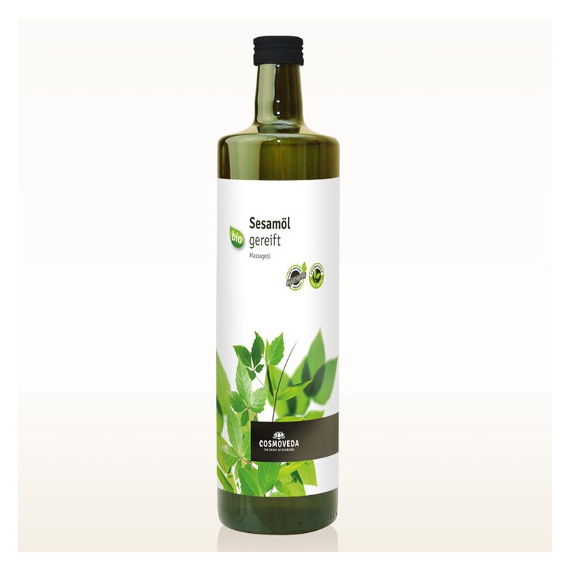 Subrandintas šalto spaudimo sezamų aliejus, ekologiškas, Cosmoveda, 1ltr Subrandintas šalto spaudimo sezamų aliejus, ekologiškas, Cosmoveda, 1ltr