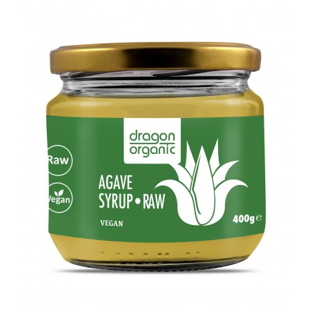 Agavų sirupas Agave Raw, ekologiškas, Dragon Superfoods, 400g