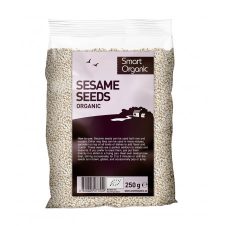 Baltųjų sezamų sėklos Black, ekologiškos, Smart Organic, 250g