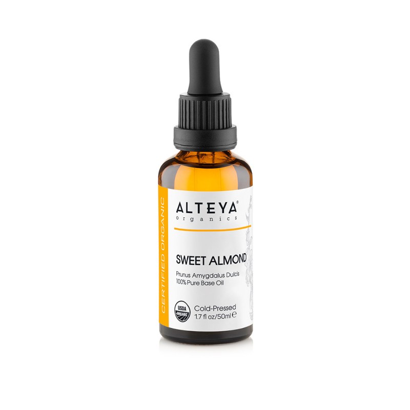 Ekologiškas saldžiųjų migdolų aliejus, Alteya Organic, 50ml Ekologiškas saldžiųjų migdolų aliejus, Alteya Organic, 50ml