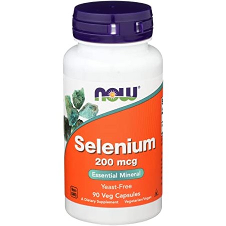 Maisto papildas vitaminas Selenium 200mcg, NOW, 90 kapsulių