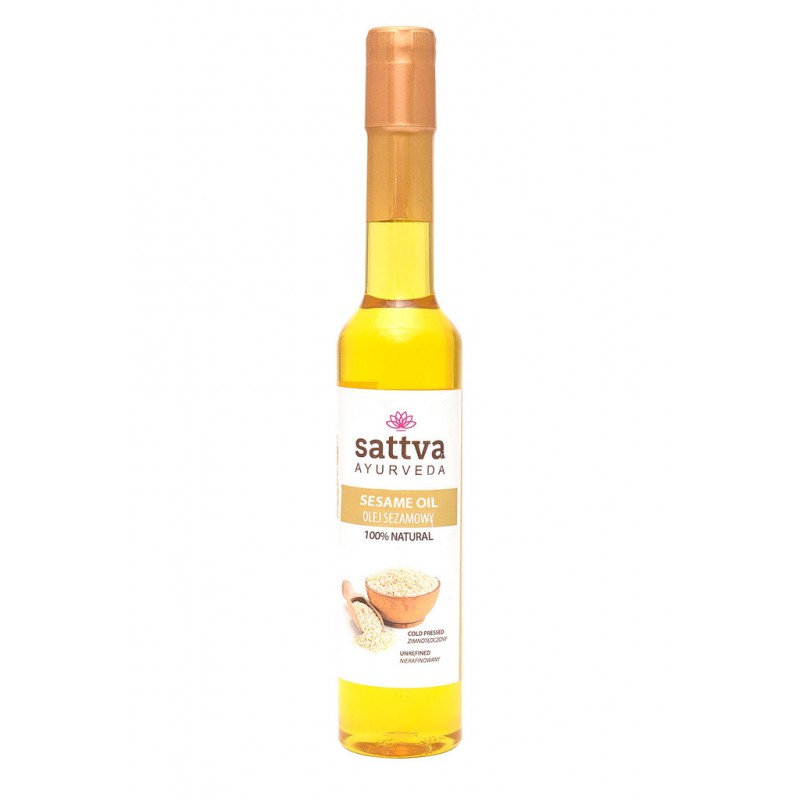 Nerafinuotas sezamų aliejus Sattva Ayurveda, 250 ml