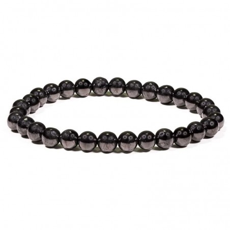 Elastic shungite bracelet, 8mm