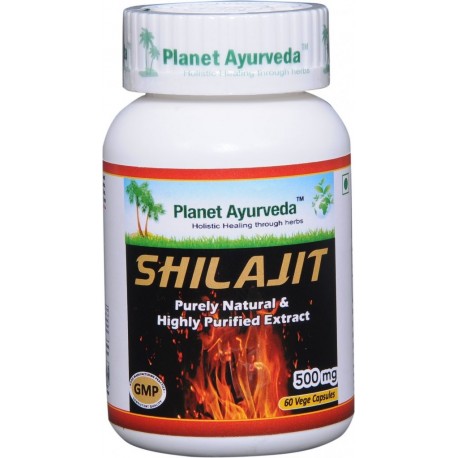 Пищевая добавка Shilajit Мумиё, Planet Ayurveda, 60 капсул