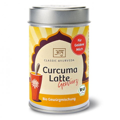Spice mix for golden milk Curcuma Latte Bio, Classic Ayurveda, 50 g