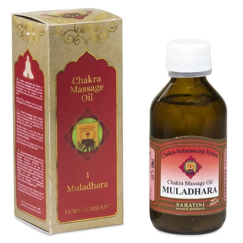 Massage oil Chakra 1 Muladhara, Fiore D'Oriente, 100ml