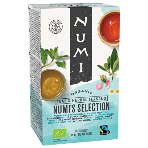 Degustacinis arbatų rinkinys Numi's Collection, ekologiška, Numi Tea, 18 pakelių
