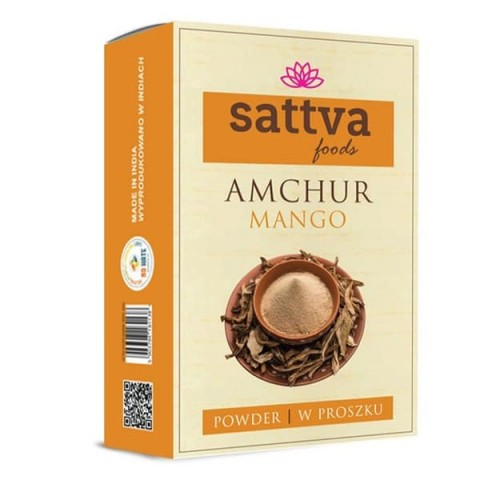 Сушеный порошок манго Амчур, Sattva Foods, 100г