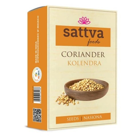 Семена кориандра, целые, Sattva Foods, 100г