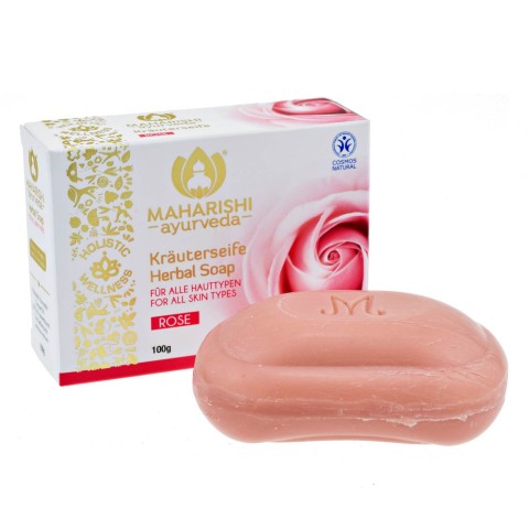 Vaistažolių muilas Rose, Maharishi Ayurveda, 100 g