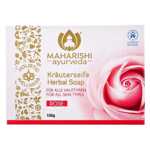 Vaistažolių muilas Rose, Maharishi Ayurveda, 100 g