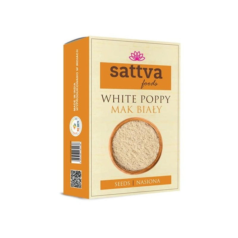 Семена мака белого Семена мака, целые, Sattva Foods, 100г