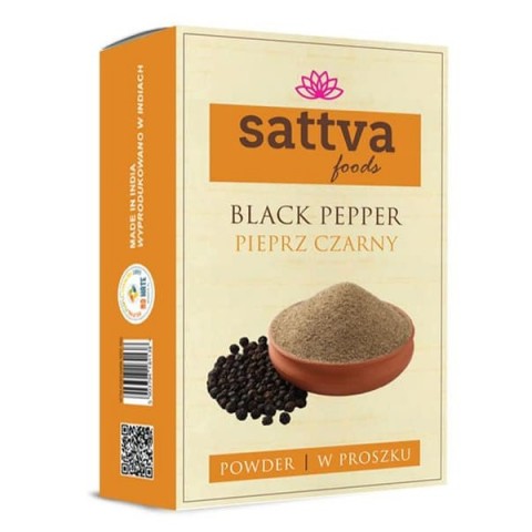 Malti juodieji pipirai, Sattva Foods, 100g