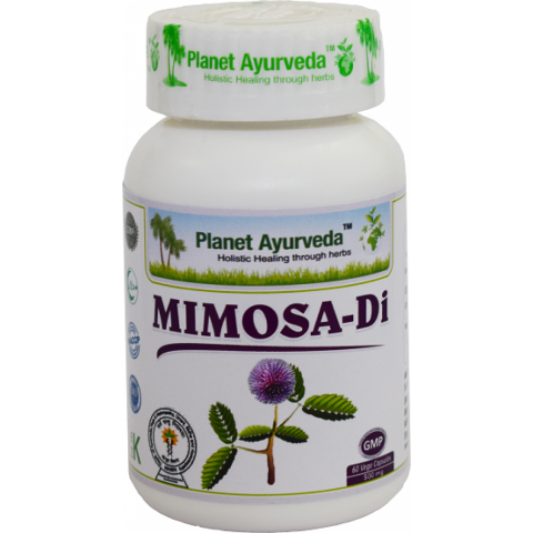 Maisto papildas Mimosa-Di, Planet Ayurveda, 60 kapsulių