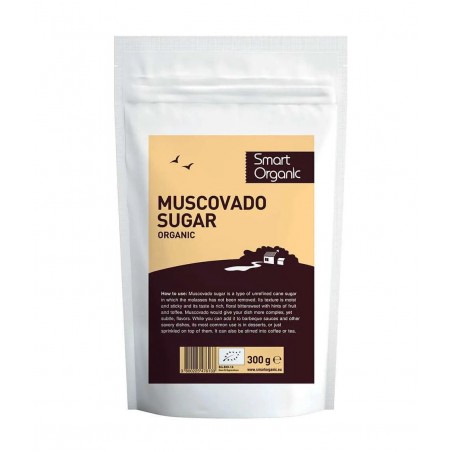 Nerafinuotas Muscovado cukrus, ekologiškas, Dragon Superfoods, 300g