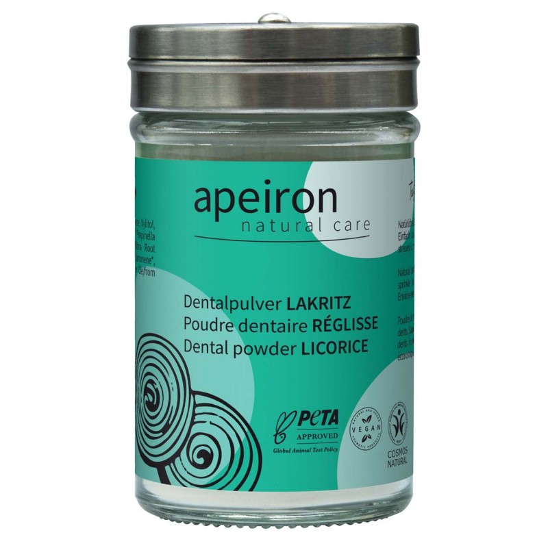 Dantų valymo milteliai su saldymedžiu Licorice, Auromere, 40g Dantų valymo milteliai su saldymedžiu Licorice, Auromere, 40g