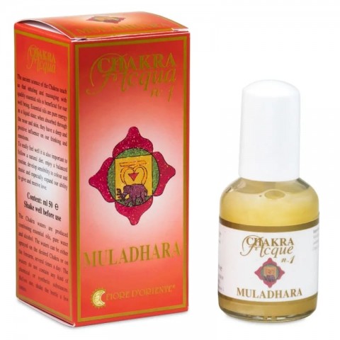Spray perfume Chakra 1 Muladhara, Fiore D'Oriente, 50ml