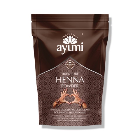 Chna Mendhi порошок для рисования тела и волос Pure Henna, Ayumi, 200г