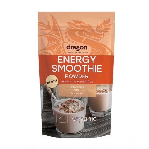 Supermaisto milteliai Energy Smoothie Mix, ekologiški, Dragon Superfoods, 200g