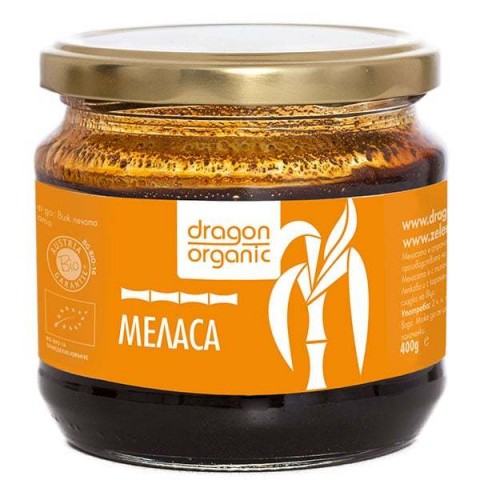 Molasses from cane sugar, organic, Dragon Superfoods, 400g