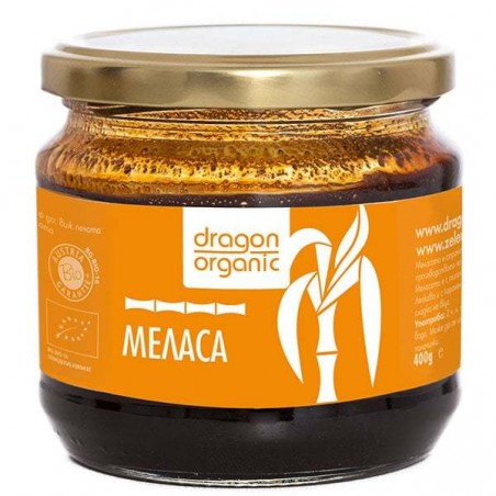 Molasses from cane sugar, organic, Dragon Superfoods, 400g