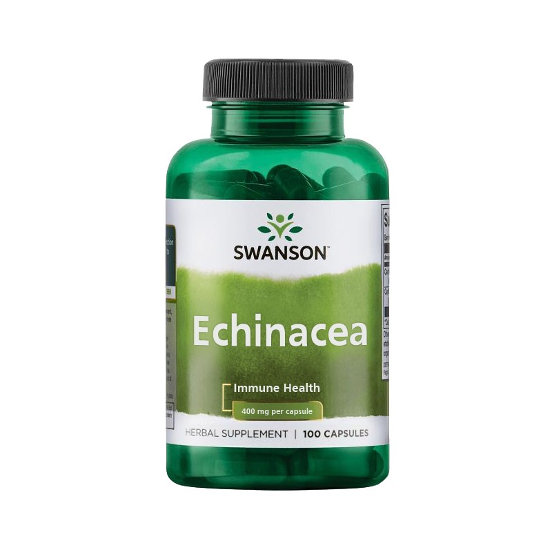 Ežiuolė Echinacea, Swanson, 400mg, 100 kapsulių