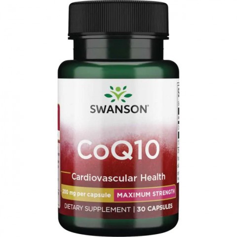 Coenzyme Q10, Swanson, 200mg, 30 capsules