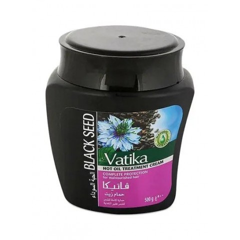 Black Seed Hot Oil Treatment Cream For Damaged Hair, Dabur Vatica, 500 g