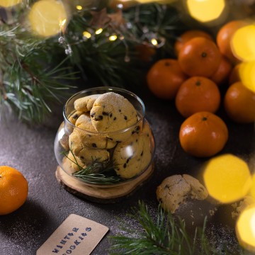Kvapnūs mandarinų sausainiai
